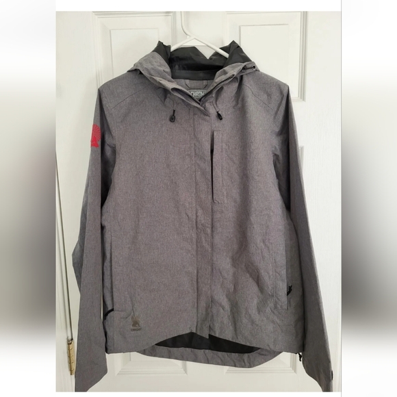 Chrome Industries Jackets & Blazers - Chrome Industries Storm Rain Jacket Grey Full Zip Medium Cycling